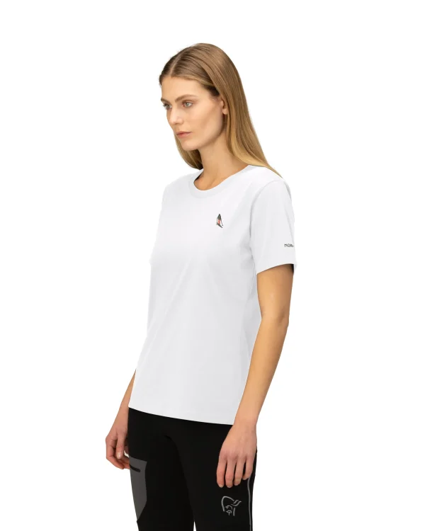 Clearance /29 Cotton Activity Embroidery T-Shirt W's Damen T-Shirts/Lange Ärmel