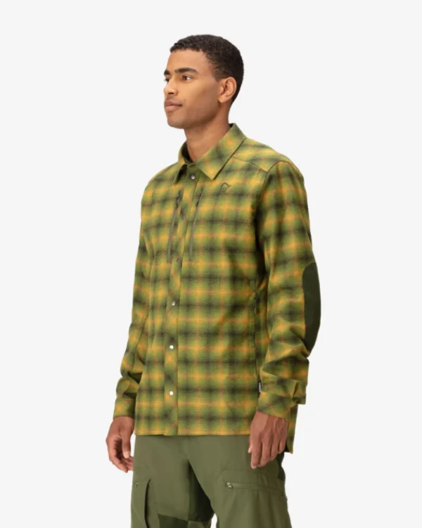 Cheap Finnskogen Wool Shirt M's Herren Hemden