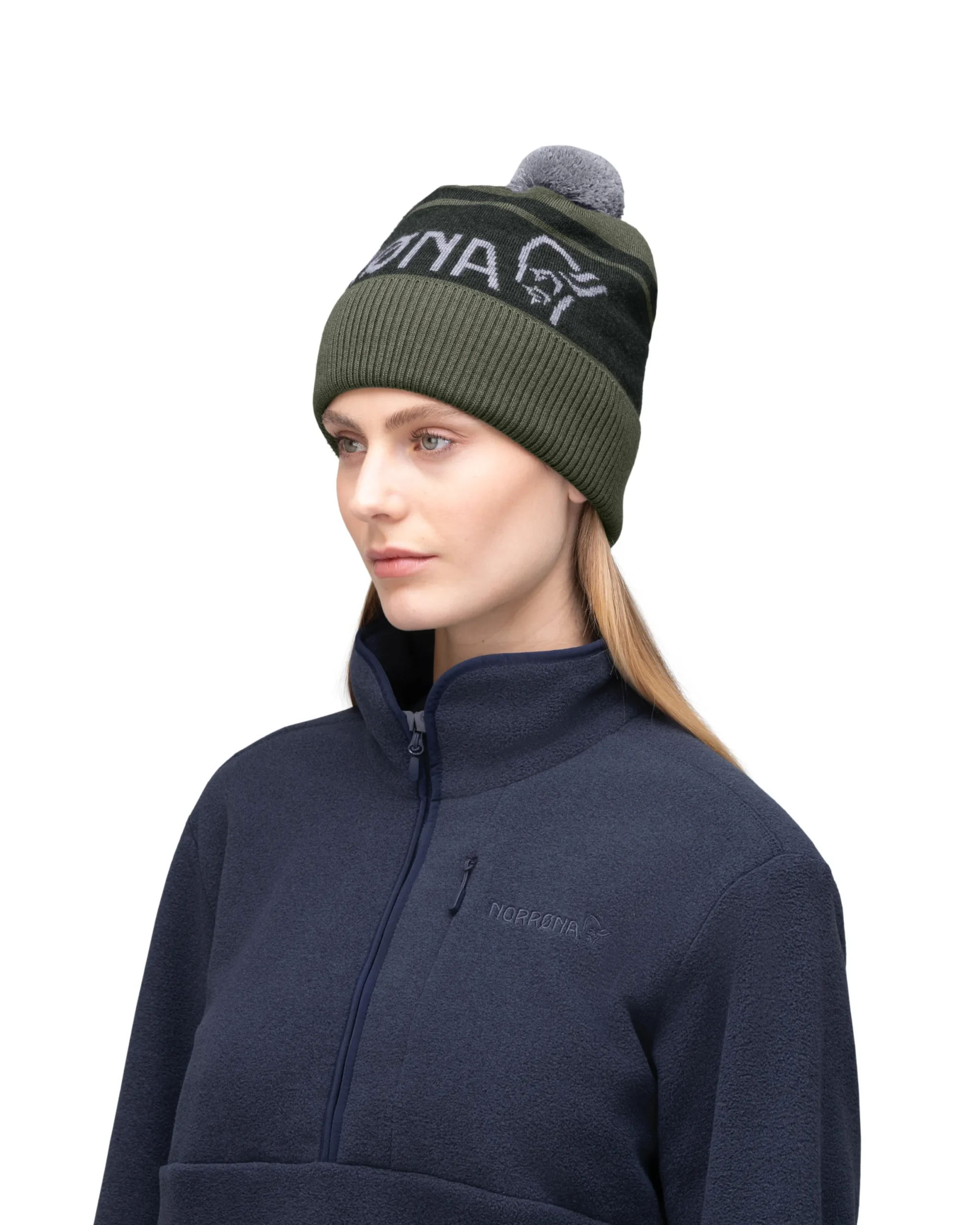 heavy_merinoull_logo_bea_2.webp Clearance /29 Heavy MerinoUll Logo Beanie Damen/Herren Kopfbedeckungen | Kopfbedeckungen