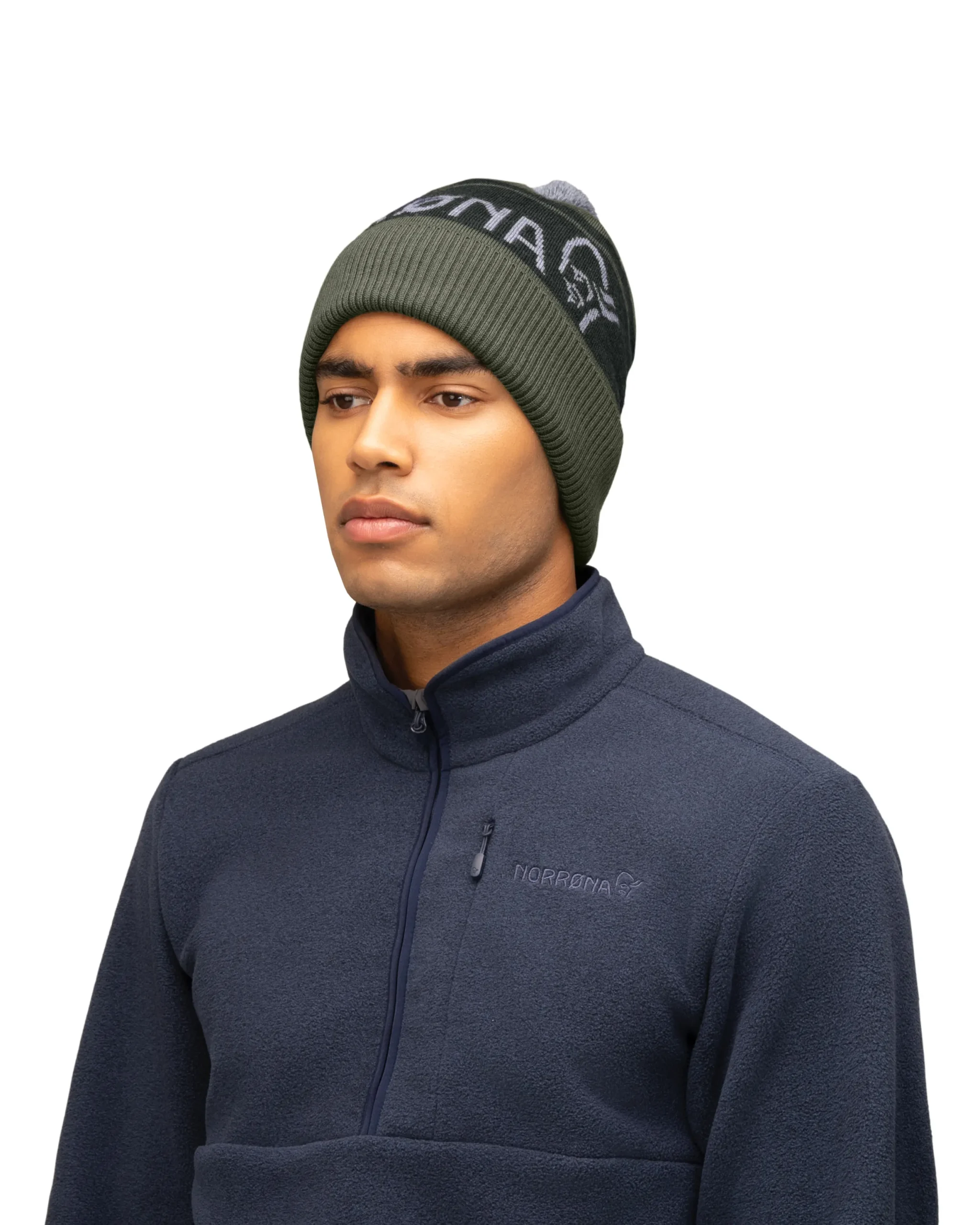 heavy_merinoull_logo_bea_5.webp Clearance /29 Heavy MerinoUll Logo Beanie Damen/Herren Kopfbedeckungen | Kopfbedeckungen