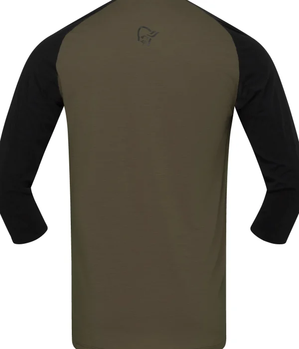 Best Sale Skibotn Equaliser Merino 3/4 T-shirt M's Herren T-Shirts/Lange Ärmel